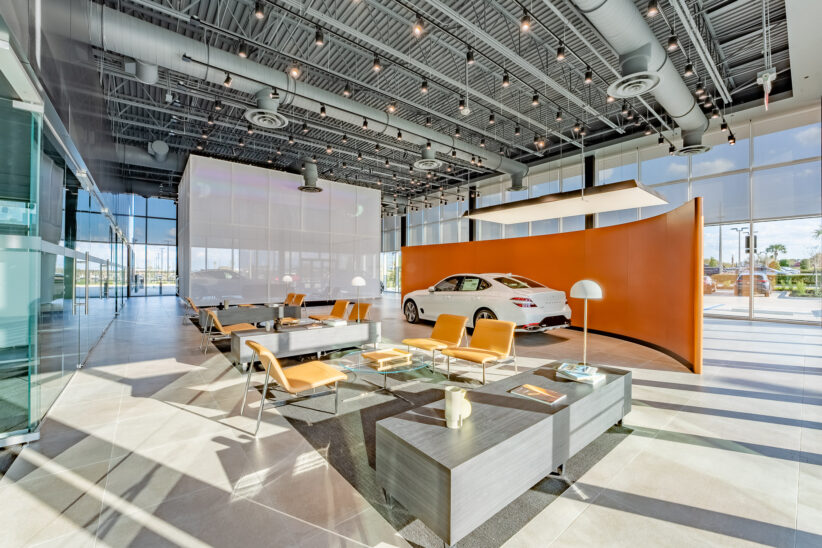 Genesis Showroom Vehicle Display