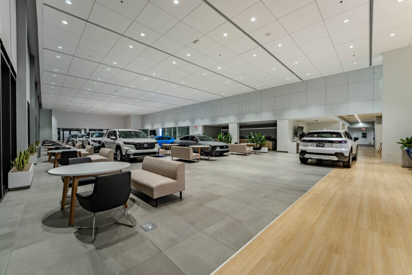 coggin honda showroom interior waiting area