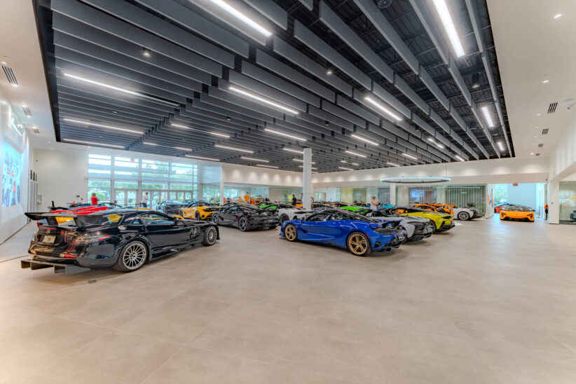 McLaren Showroom Interior Display