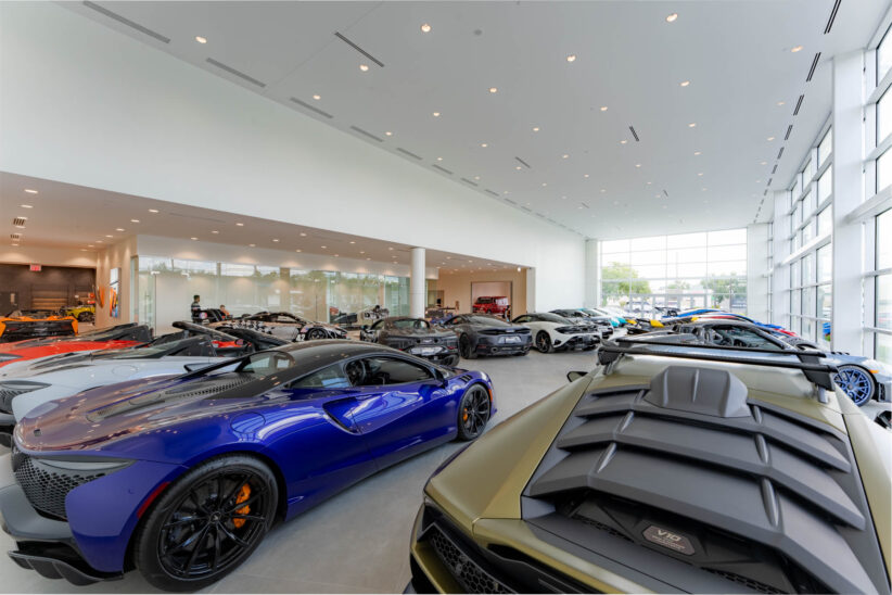 McLaren Showroom Interior Display